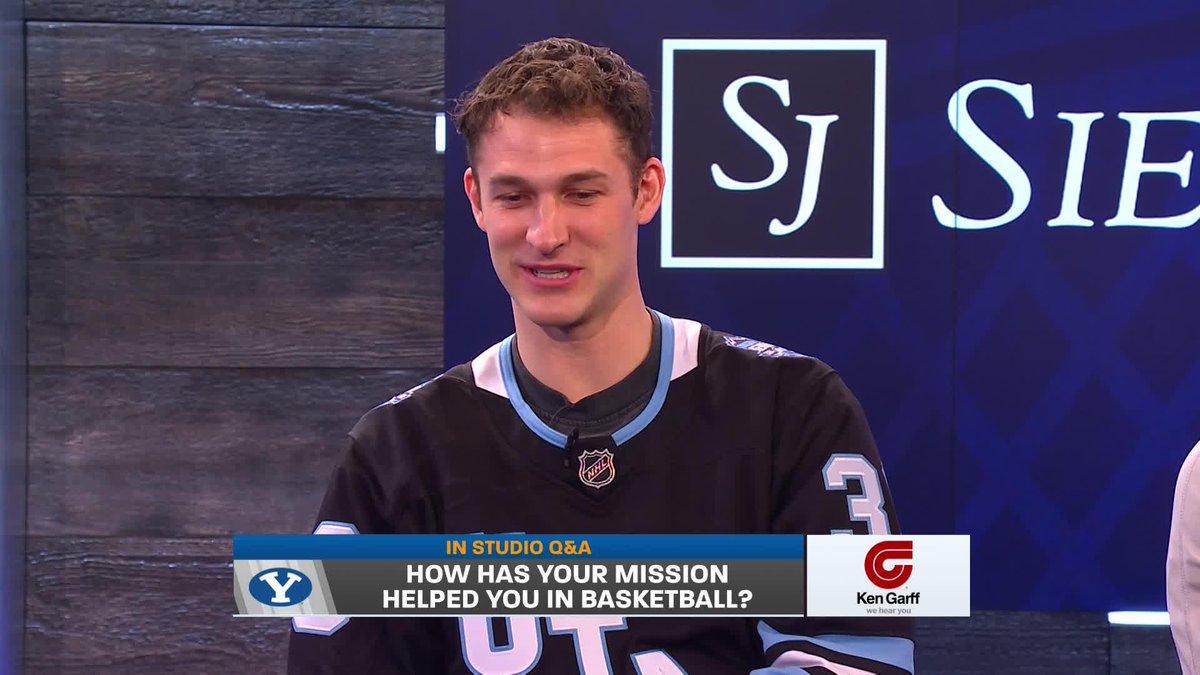 A great question with a great answer 👏 Trevin Knell BYU Men's Basketball