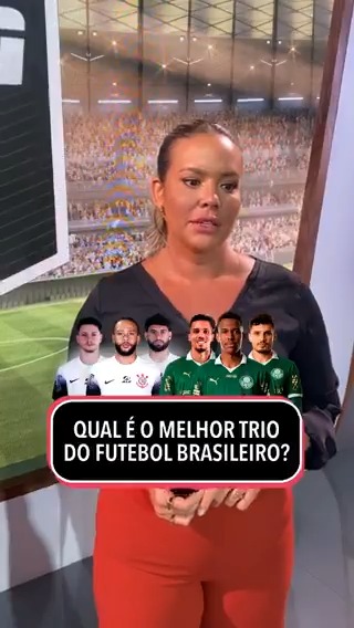 Após Ramón Díaz cravar que o Corinthians tem o melhor trio do Brasil, a gente pediu e a Dani Boaventura opinou sobre a afirmação do técnico do Timão. Concorda com ela, fã de esporte? #FutebolNaESPN #Futebol #Corinthians