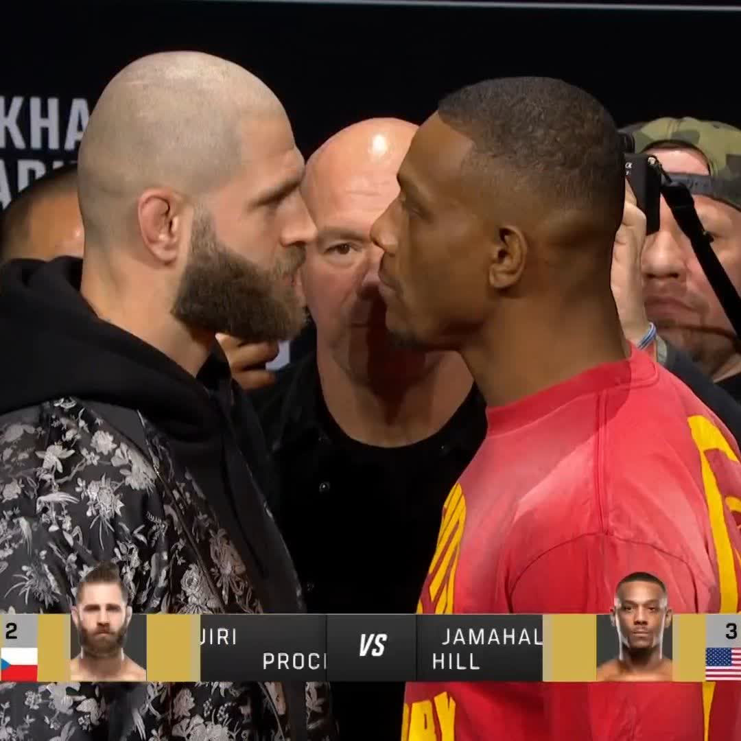 🔥🚨 Jiri Prochazka ve Jamahal Hill yüzleşmesi.