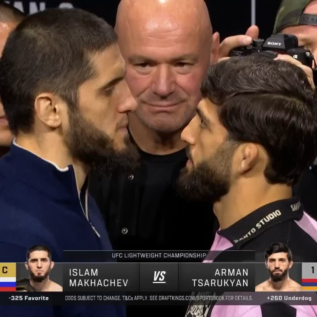 🚨🔥 İslam Makhachev ve Arman Tsarukyan yüzleşmesi.