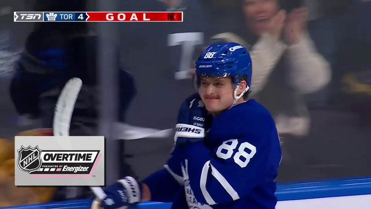 WILLY STYLES IN OT!! 🤩 William Nylander gets in alone and wins it for the Toronto Maple Leafs in Energizer overtime!