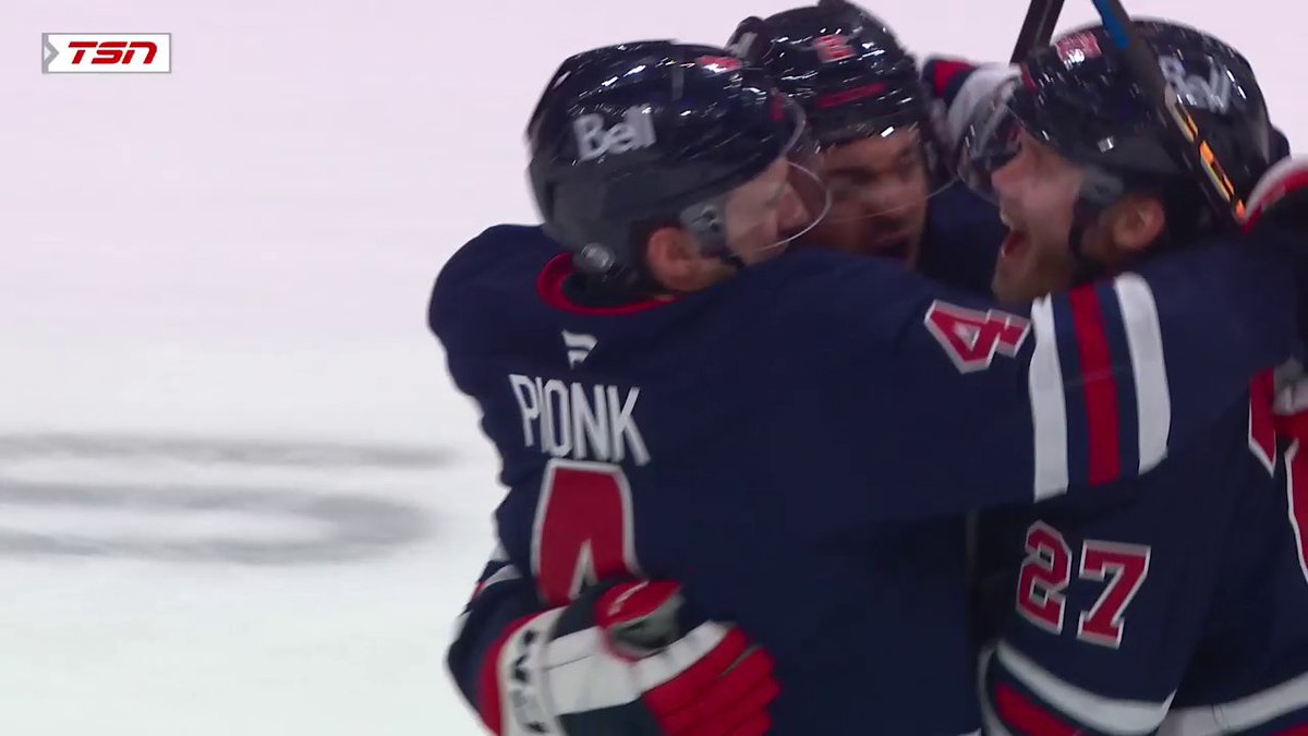 THAT'S GAME 😳 Dylan DeMelo scores the game winner with 27 seconds left in his 600th NHL contest!