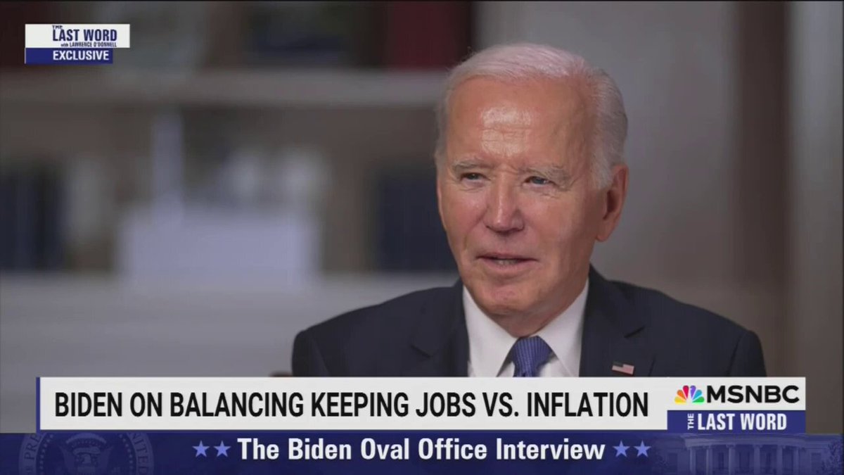 Biden: We had a thing called a pandemic that was so badly handled that we were still dealing thousands dying a day. It was rationale to spend the money to go take care of that… In addition to that, we can now change the dynamic and invest more..