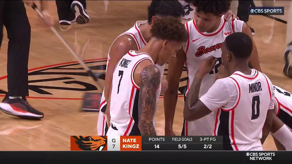 Nate Kingz changed his name in June. He bounced around foster homes as a kid, and said he loves his adopted family, but wanted to build his own family tree. Oregon State Hoops