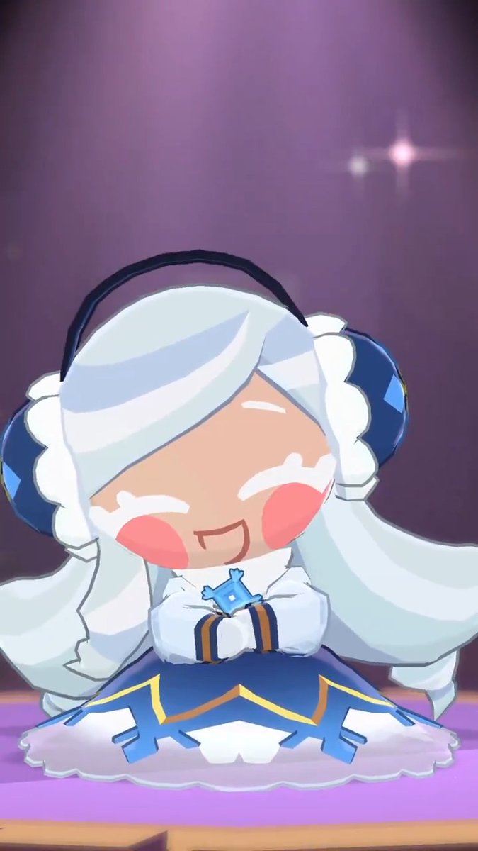 Sugar Globe Cookie's Lady Snowflake suddenly appeared on a snowy day! ❄️