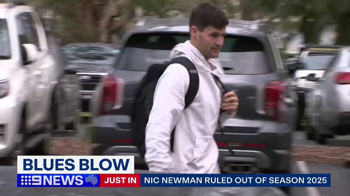 The pre-season injury list is mounting at Princes Park, with Carlton defender Nic Newman ruled out for the year. Trent Kniese #9News