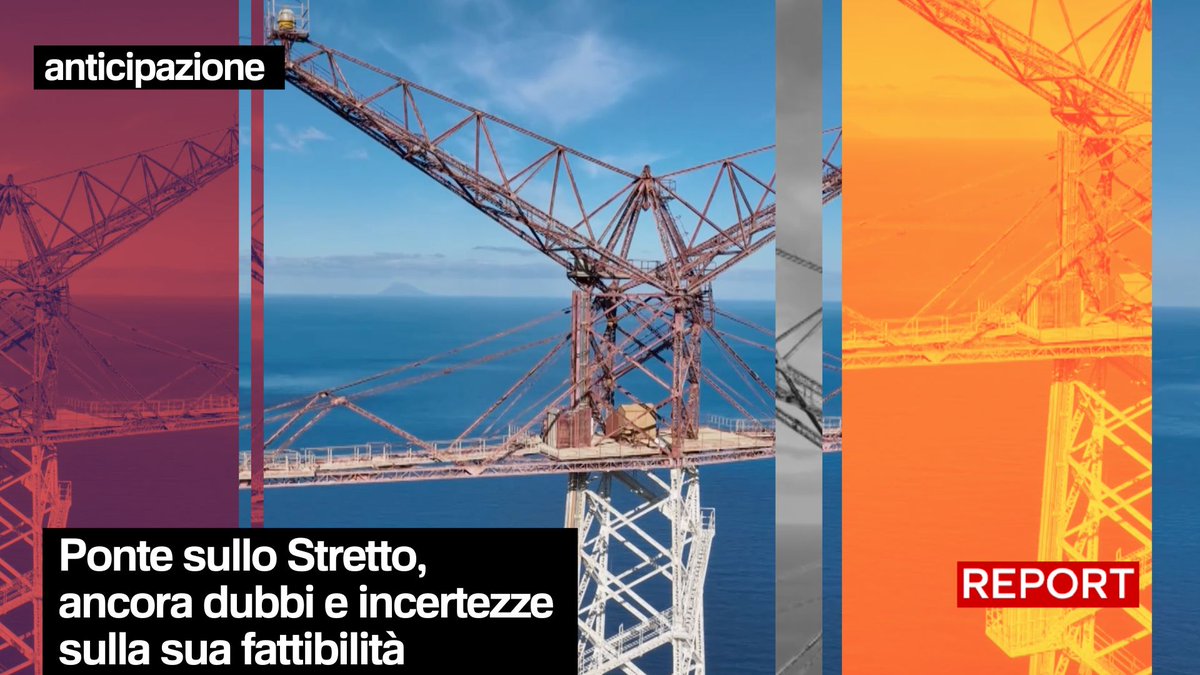 Il ministro delle Infrastrutture Salvini ha dichiarato che l’altezza del ponte sullo Stretto di Messina, pari a 65 metri, è stata pensata affinché le navi possano passarci sotto. In realtà, non sarebbe proprio così. Ne parliamo domenica dalle 20.30 su #Rai3