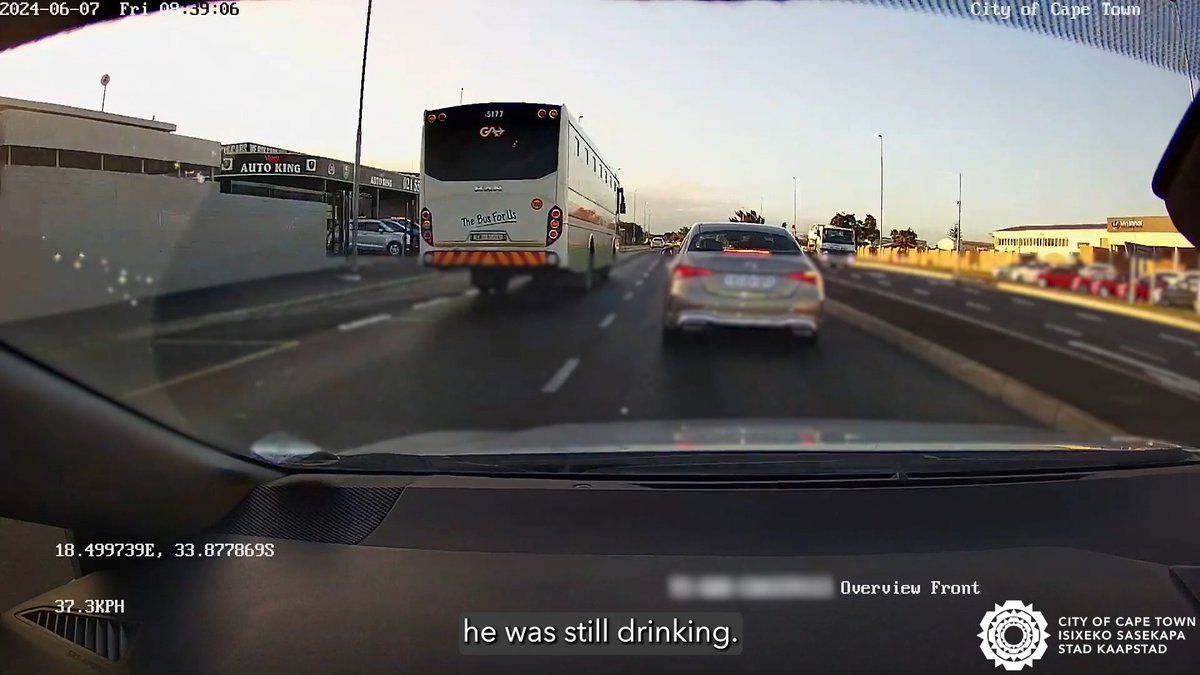 Watch a City Traffic Officer chase down a drunk driving suspect. #CTNews #SafetyandSecurity