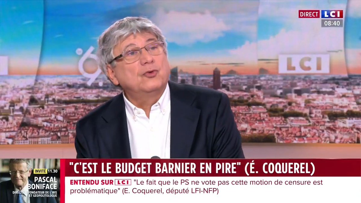 Nous ne pouvons laissons passer un gouvernement minoritaire, rejeté par les Français et qui est contraire à notre programme. J'espère que d'ici le vote du budget, la pression viendra d'en bas pour faire en sorte que le PS, ou au moins assez de socialistes, changent d'avis.