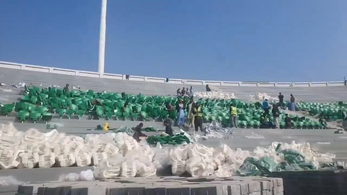For Indian media: Gaddafi Stadium Lahore will be completed before January 30. We are ahead of the deadlines and this is how the stadium looks like today. We will make it happen, and break all construction records 🇵🇰🇮🇳🔥