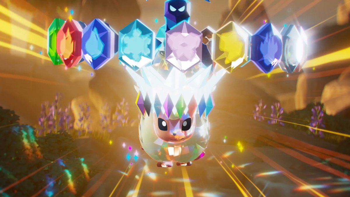 Crystalline energy flows in abundance as Eevee and friends bound into play with the latest expansion, Scarlet &amp; Violet—Prismatic Evolutions, out now! 🌈✨