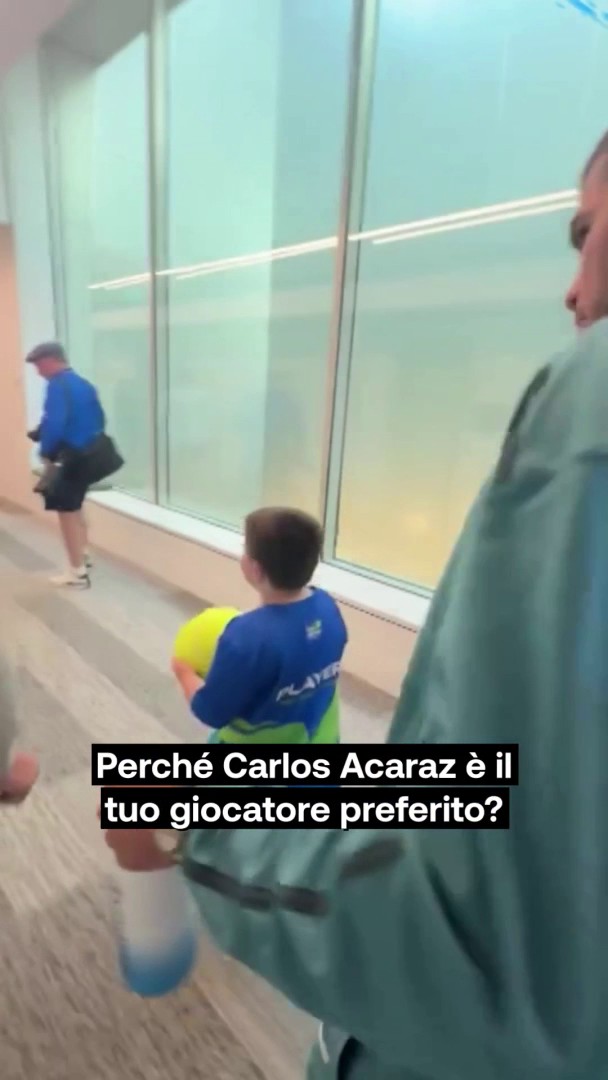 🥰 Il piccolo John ❤️ Alcaraz 🥰 #EurosportTENNIS #Tennis #AusOpen #AO2025
