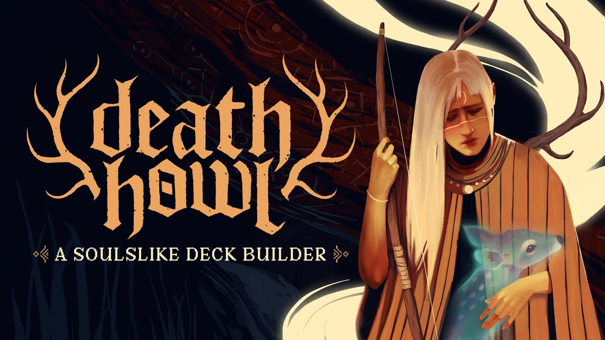 Journey the sorrowful spirit world in a soulslike deck builder, Death Howl. Craft cards and claim powerful totems to defeat the woeful spirits lurking in the mystical lands. Unravel the tale of a grieving mother in her desperate attempt to defy death and bring back her son 🦌💔 🎴 Add #DeathHowl to your wishlist and play the demo on January 20th: