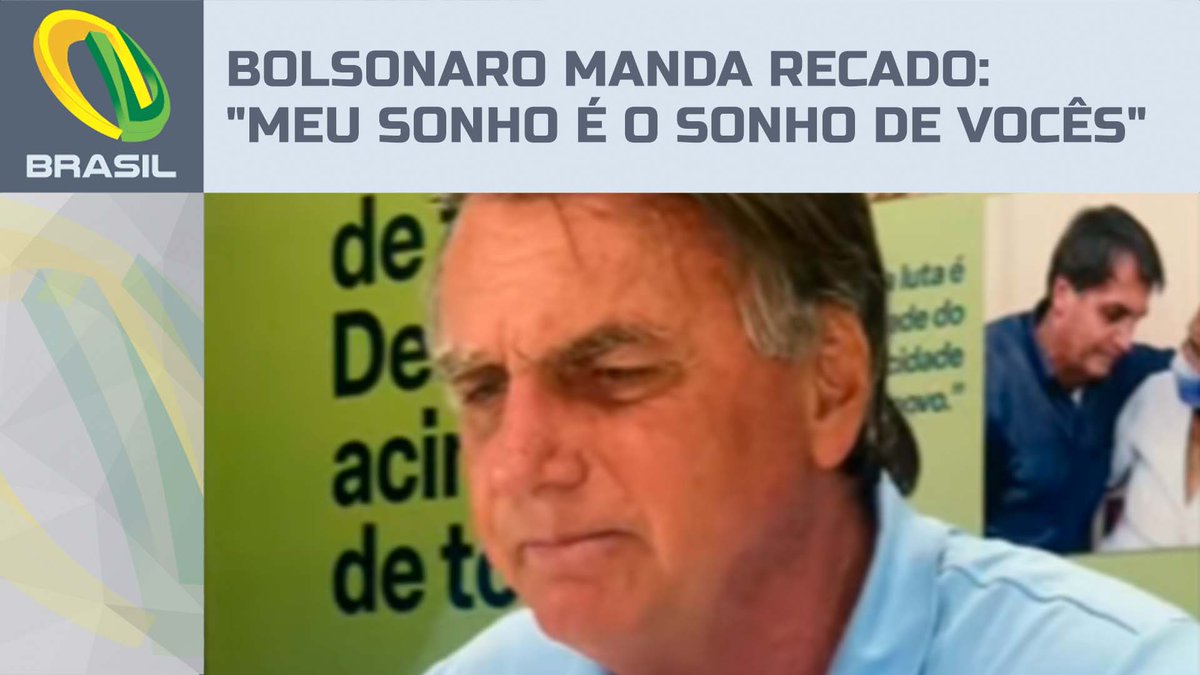 Bolsonaro diz que brasileiros têm poder de mudar o mundo: "Meu sonho é o sonho de vocês" Jair M. Bolsonaro