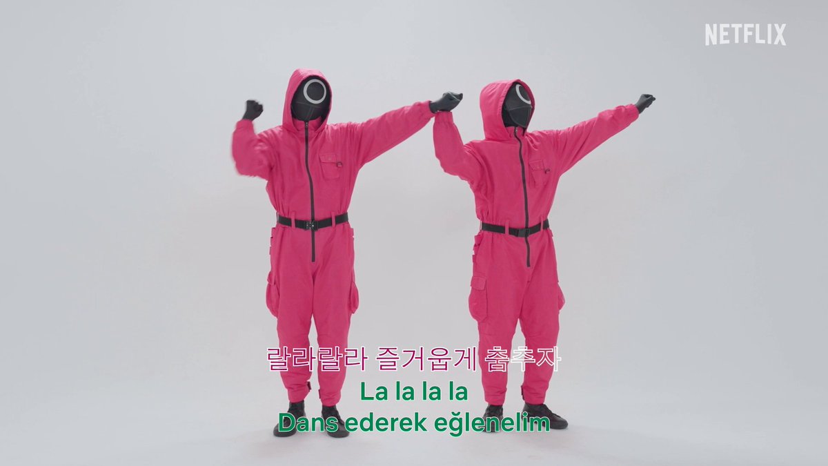 Şarkıyı da dansını da ezberledim bile. 🕺🏻💃🏻 #SquidGame2