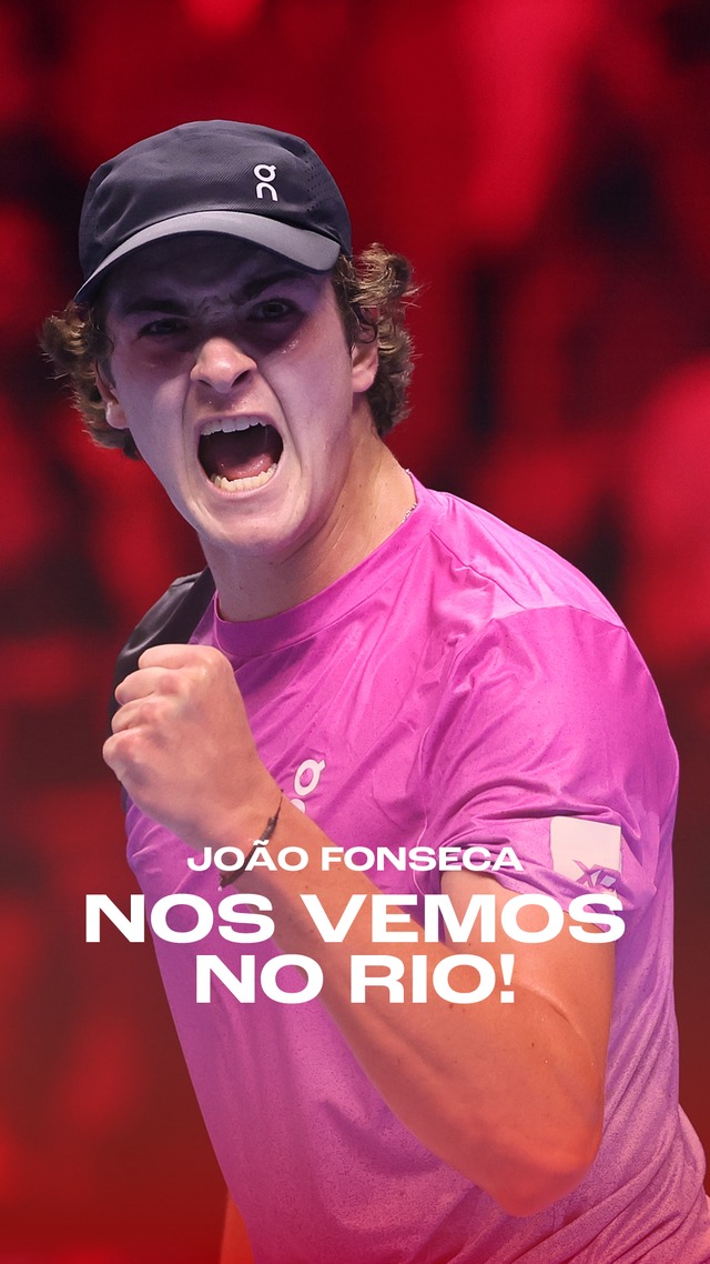 🇧🇷 JOÃO FONSECA CONFIRMADO NO RIO OPEN 2025 🇧🇷 Acharam mesmo que ele ficaria de fora? 😏 Jamais! O nosso cria da casa, que vem fazendo muito barulho no circuito, recebe um convite na chave principal e se garante na 11ª edição do maior torneio de tênis da América do Sul! 🔥
