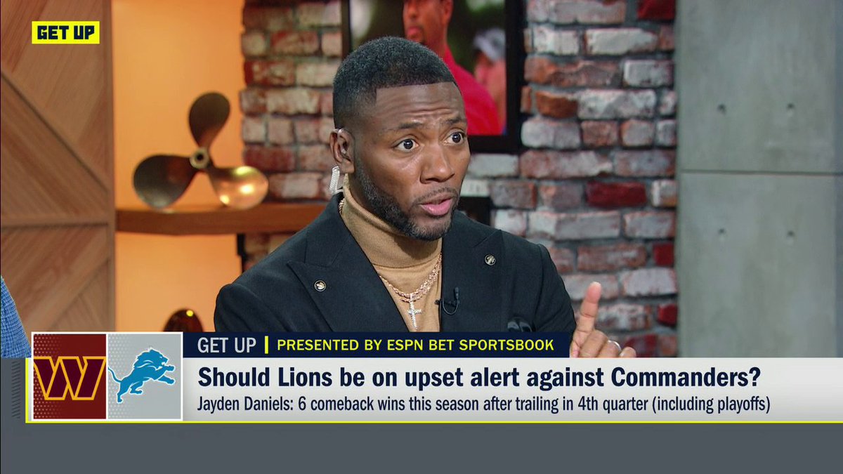 .Ryan Clark says Jayden Daniels will be "immortal" if he beats the Lions. "It's the greatest rookie season of all time. ... There will never be one that equals it."