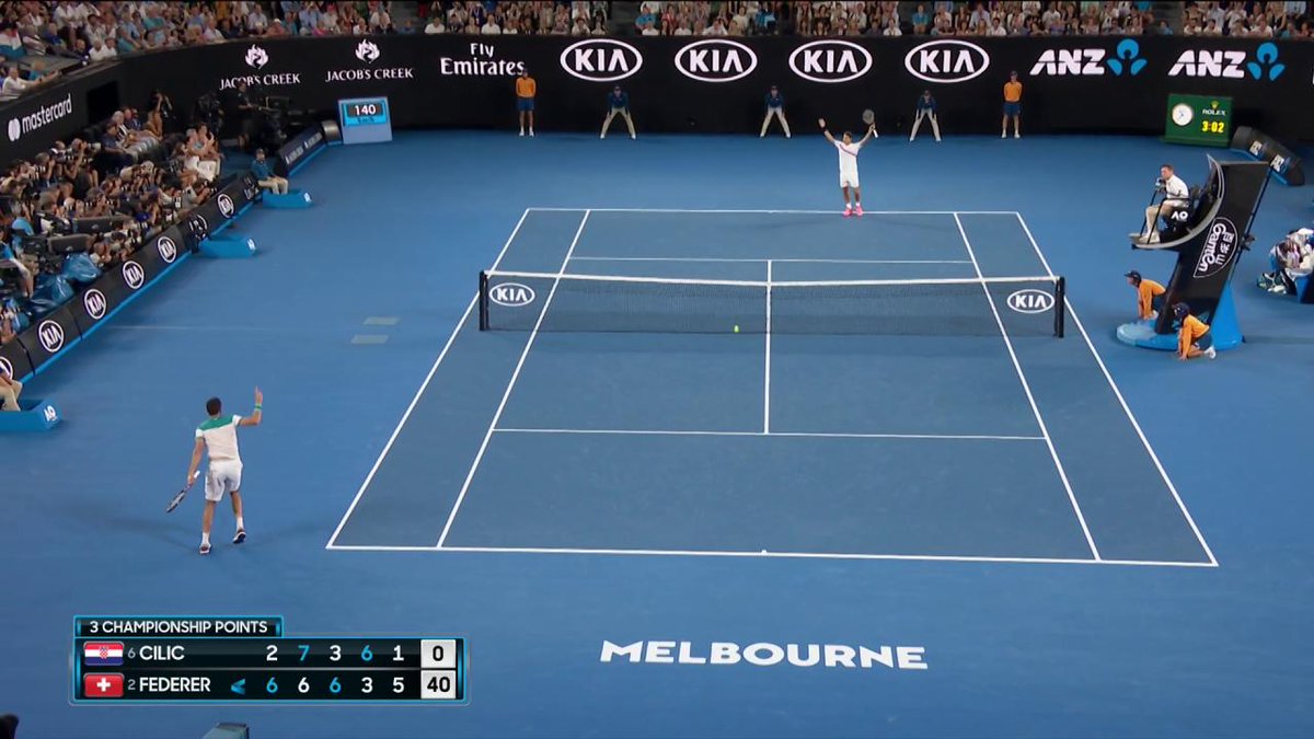 El 28 de Enero del 2018, Roger Federer alcanzaba la gloria convirtiéndose en el primer tenista en ganar 20 títulos de Grand Slam. La magia de Melbourne Park 🇦🇺