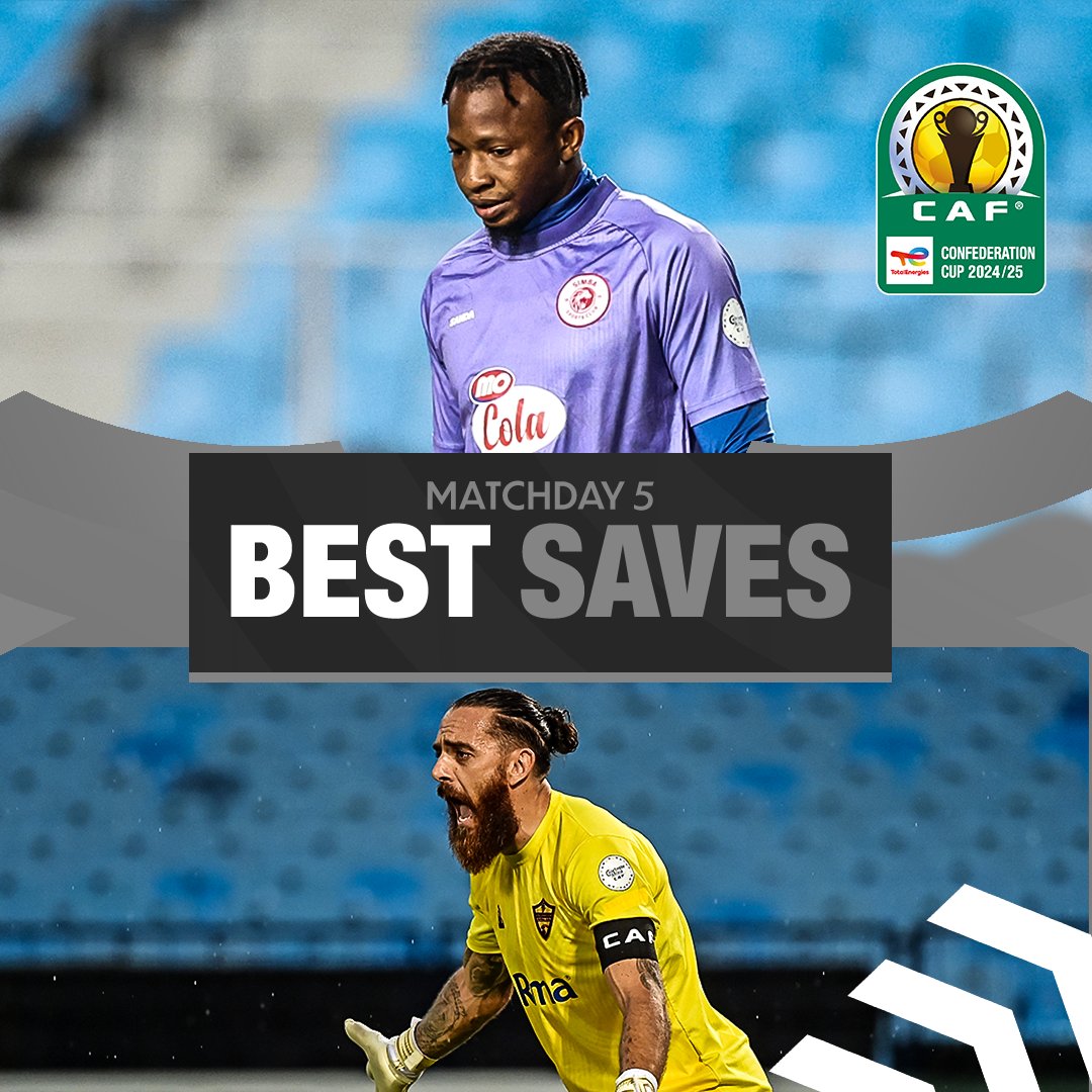 Outstanding goalkeeping on display in Matchday 5! 🧤 Relive some of the best saves from the #TotalEnergiesCAFCC and share your favorite. 🤩