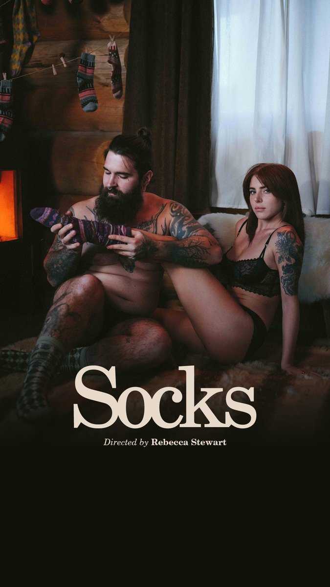 Let's end this debate. Socks are an absolute YES 🧦✨ Watch Lumina Ray &amp; Philip Bottenberg explore unexpected passion at a secluded mountain lodge while keeping their feet warm 💫 Watch Socks now > ✨ 🎬 #RebeccaStewart DoP #MichellRivas