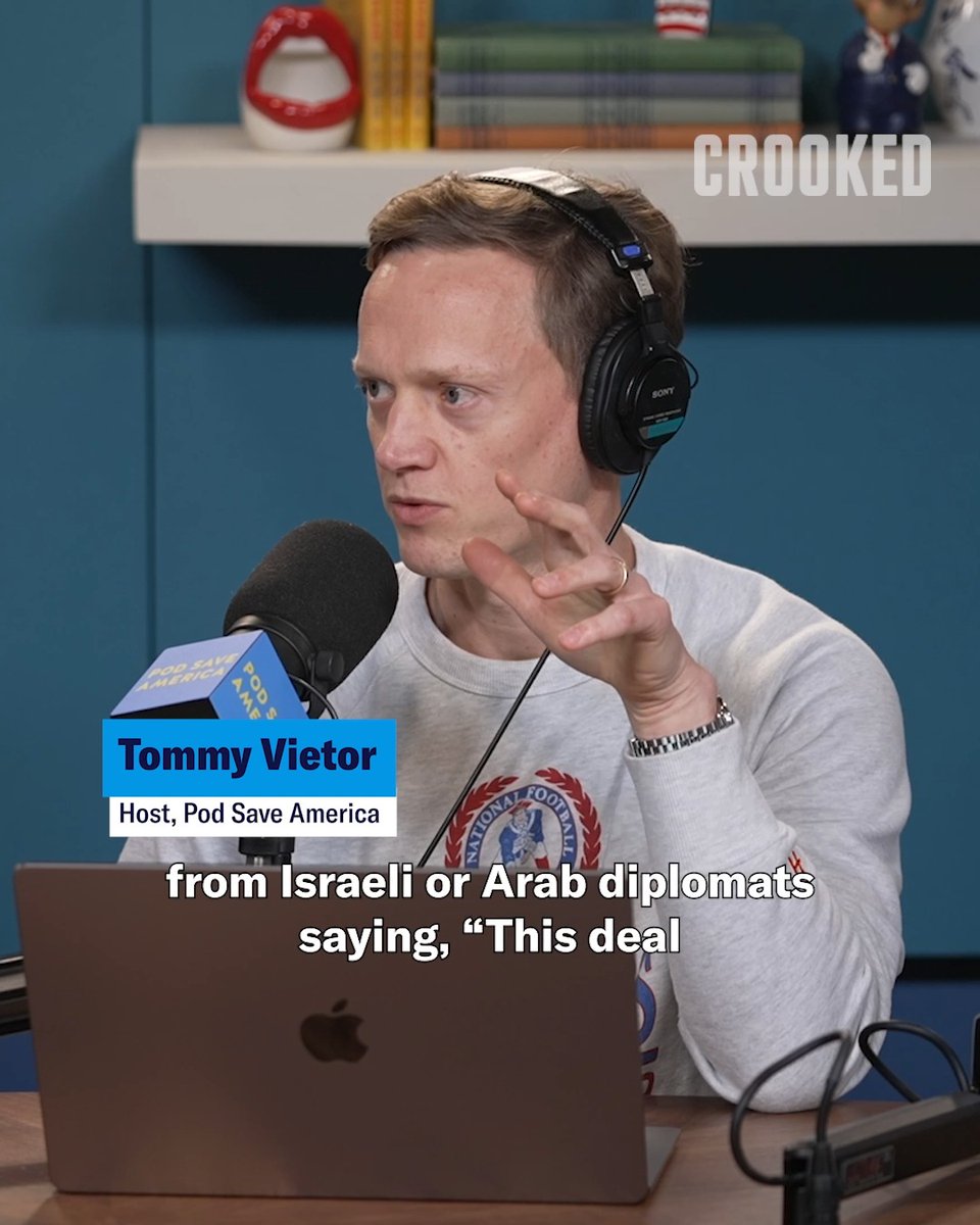 Trump deserves some credit for the ceasefire deal, but Biden's team negotiated the whole plan. Watch more Pod Save America on YouTube. #PodSaveAmerica #CrookedMedia #Gaza