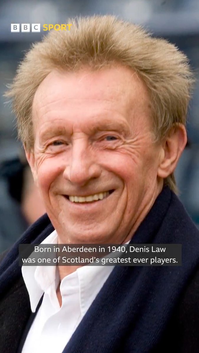 The man dubbed 'The King' and 'The Lawman'. Images from the life and career of Scotland and Manchester United great Denis Law, who has passed away at the age of 84. #BBCFootball