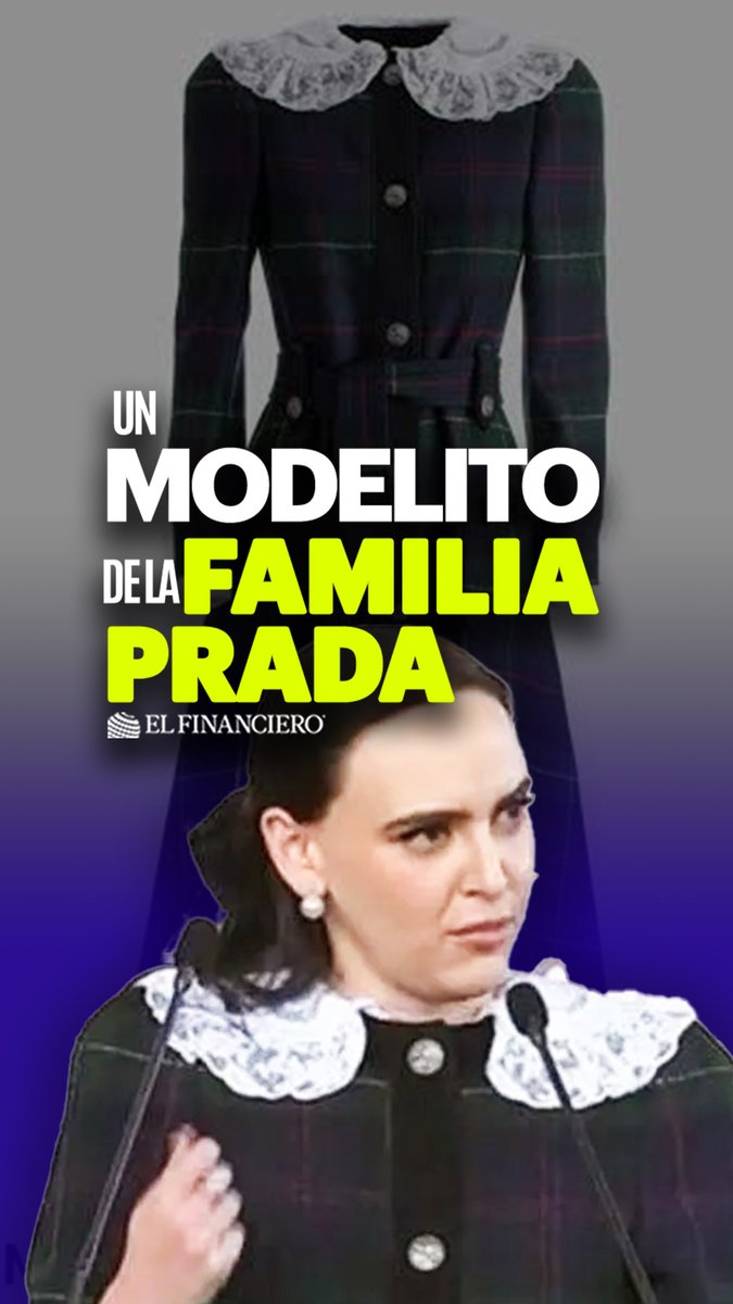 La mano derecha de Claudia Sheinbaum, Altagracia Gómez, sorprendió con un espectacular vestido de diseñador de la familia Prada en la presentación del #PlanMéxico Esto es lo que debes saber 👇