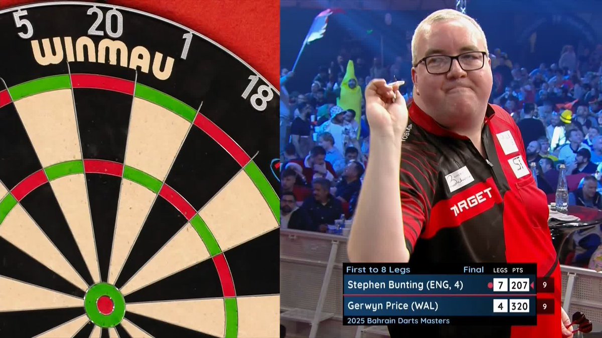 BUNTING IS THE CHAMP IN BAHRAIN! Stephen Bunting beats Gerwyn Price 8-4 to claim his first World Series title! 🏆🇧🇭