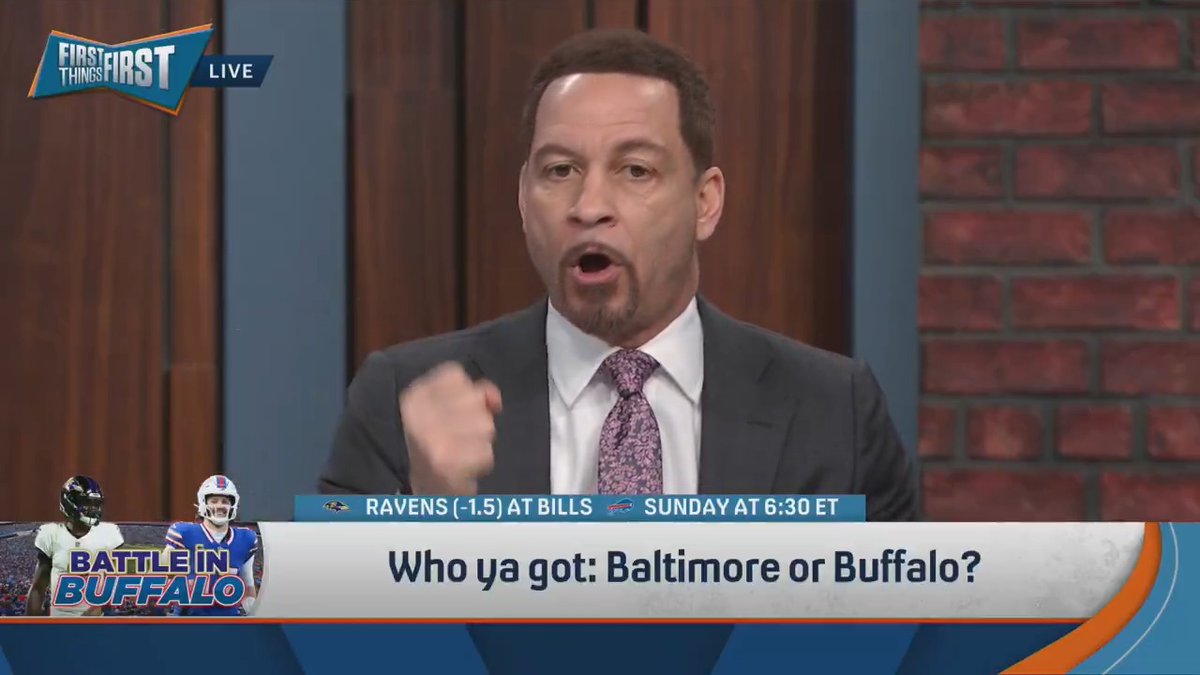 “No excuses… Ravens will win this game.” Chris Broussard breaks down why Baltimore will win in Buffalo: