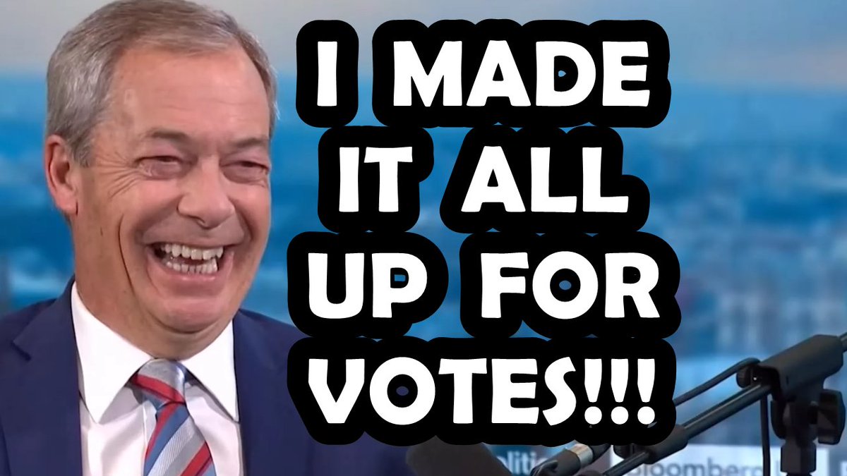 Nigel Farage shows his true colours on Bloomberg TV. He admits that after lying to the public to win votes, he's happy to let Trump and Musk dismantle the United Kingdom.