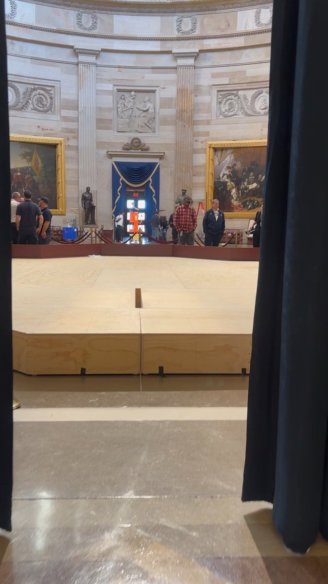 The location may have changed, but crews are already hard at work to ensure a successful Inauguration and a peaceful transfer of power! Thank you to everyone who is part of this historic event! 🇺🇸
