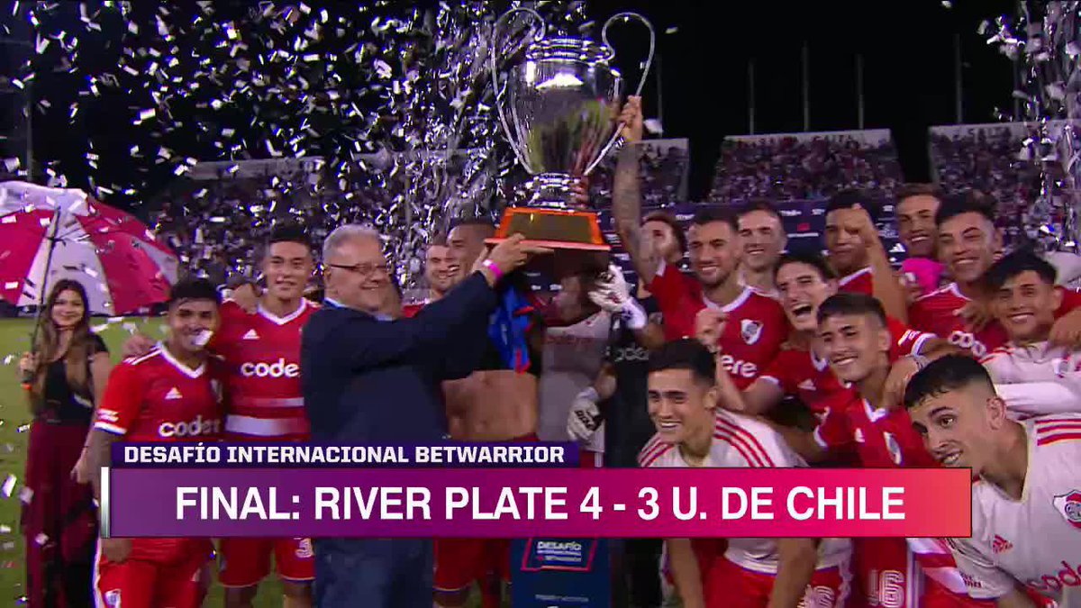 Como olvidar cuando River le ganó la Champions a la U de Chile en el último enfrentamiento entre ambos.