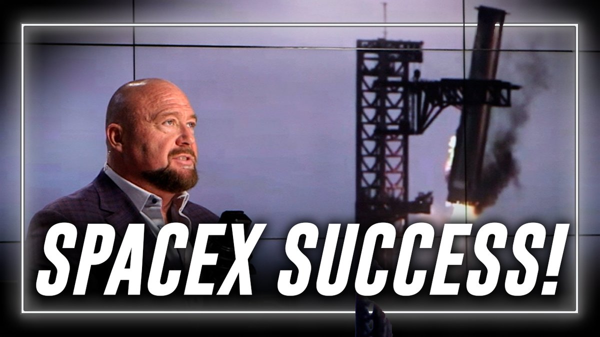 Alex Jones Responds To SpaceX Starship Flight 7's Second Successful Capture Of The Returning 33 Story Primary Booster Humanity Has Two Ways To Go: Competition / Innovation Or Total Collapse &amp; Death » WATCH/SHARE THE LIVE X STREAM HERE: