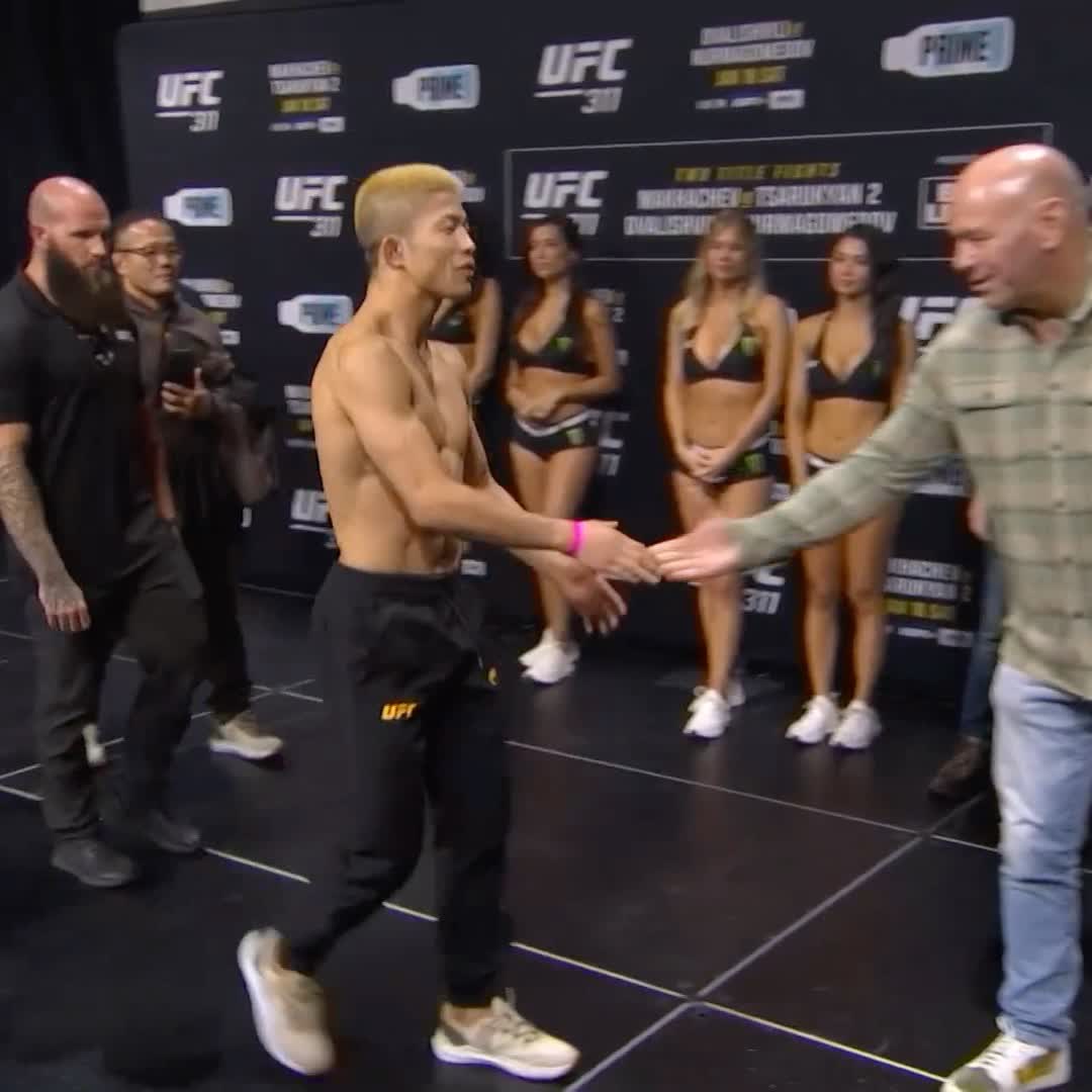 中村倫也×ガフロフ フェイスオフ💥 #UFC311