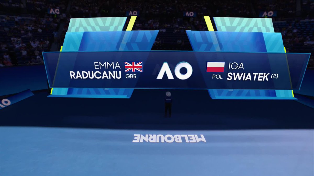 We are ready for an RLA special🍿😍 Iga Świątek • Emma Raducanu • #AO2025