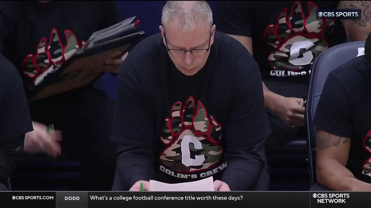 Coaching staffs from both teams are wearing "Colin's Crew" shirts as a symbol of solidarity tonight. They are showing support for the son of Akron's former strength coach after he was diagnosed with leukemia. Akron Zips MBB | Ohio Men’s Basketball