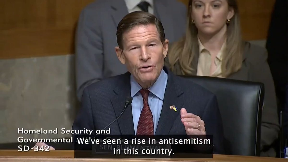 Antisemitism is on the rise in our country. Kristi Noem, as Homeland Security Secretary, must be ready to protect 𝐚𝐥𝐥 Americans from antisemitism, racism, &amp; Islamophobia regardless of their religion, race, or background.