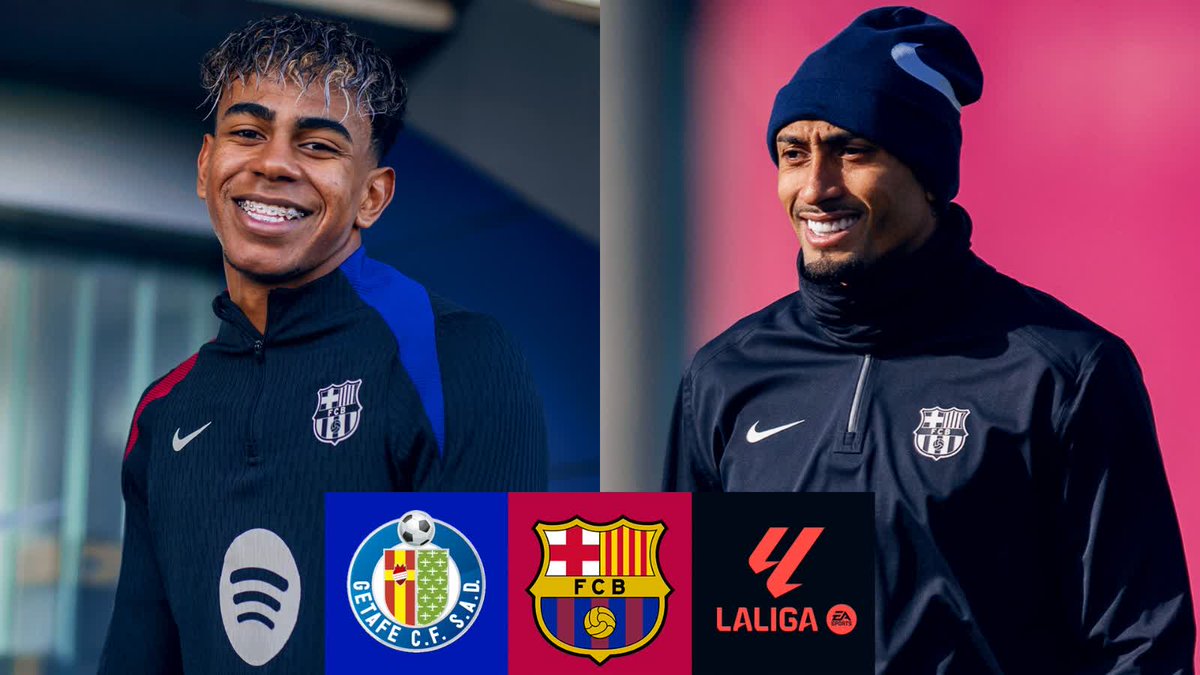 All set for #GetafeBarça! 💪⚽️