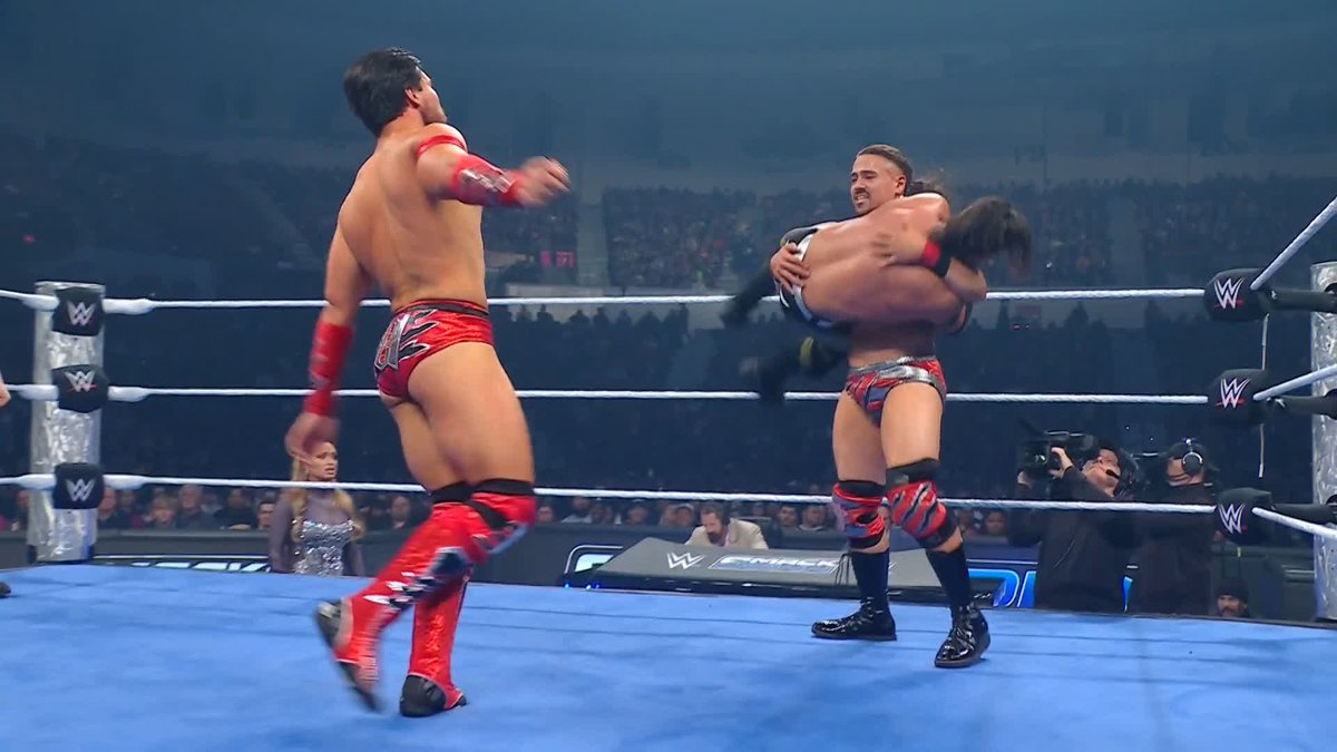 THAT was impressive! 👊 #SmackDown