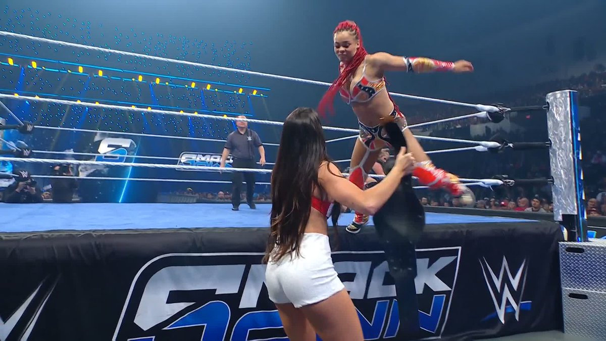 B-Fab had heard ENOUGH from CHELSEA GREEN! 👊 #SmackDown