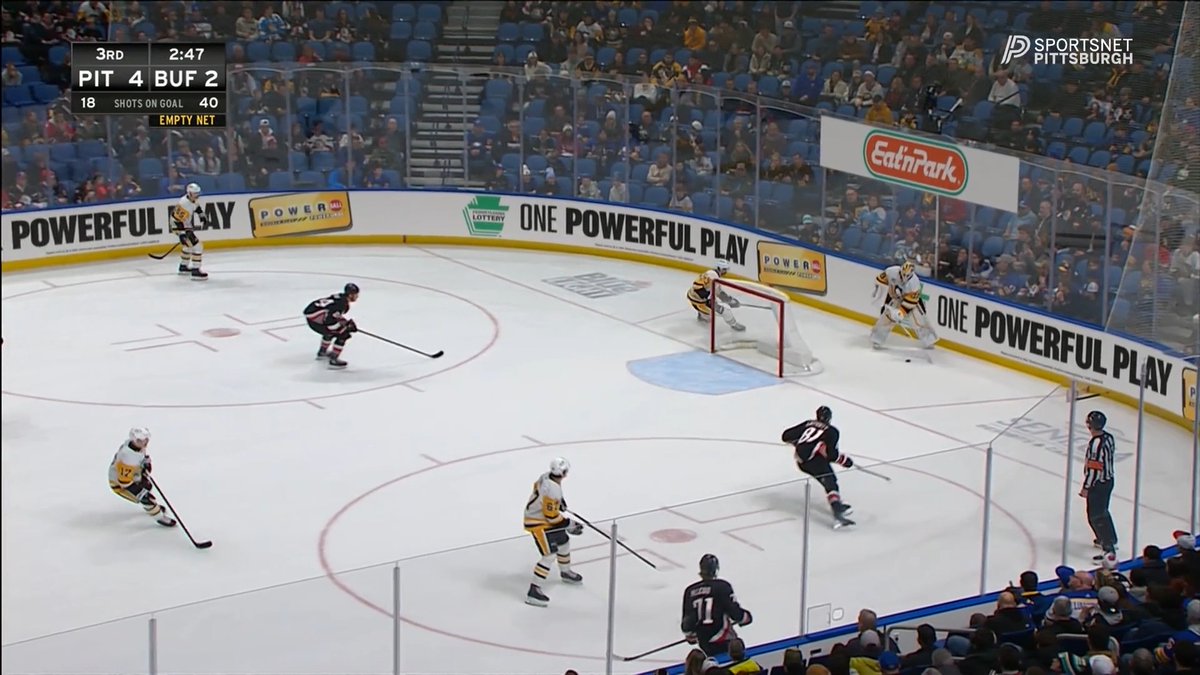 Alex Nedeljkovic becomes the first goalie with a goal and assist in NHL history 🐧😎 40 Saves isn't too shabby either 🤷‍♂️