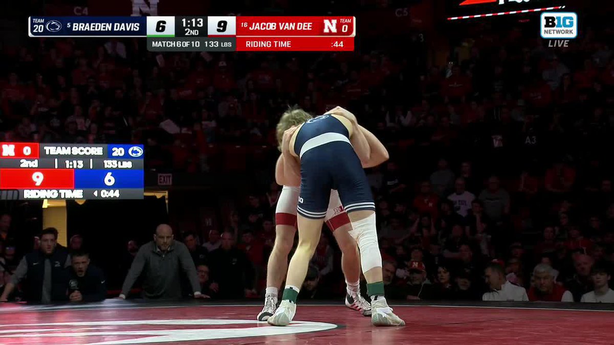 133 | Van Dee with a statement win. 14-7 over No. 5 Davis.