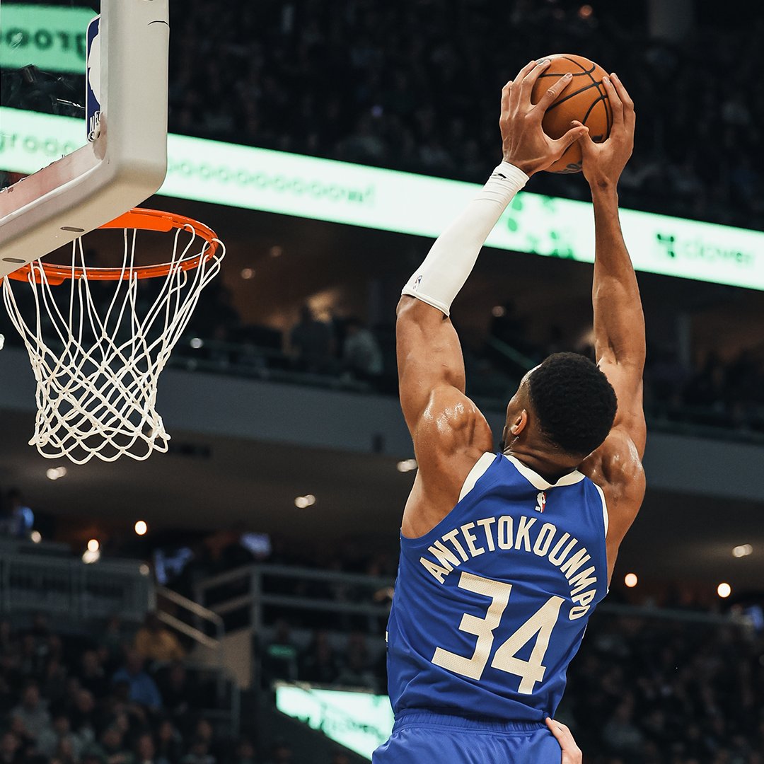 Giannis is a one-man wrecking crew. 35 PTS | 12 REB | 3 AST | 63% FG