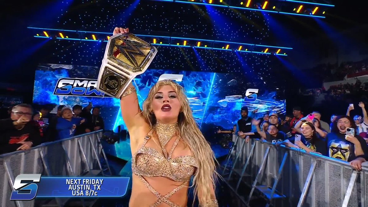 #SmackDown still runs on Tiffy Time! ✨ Tiffany Stratton