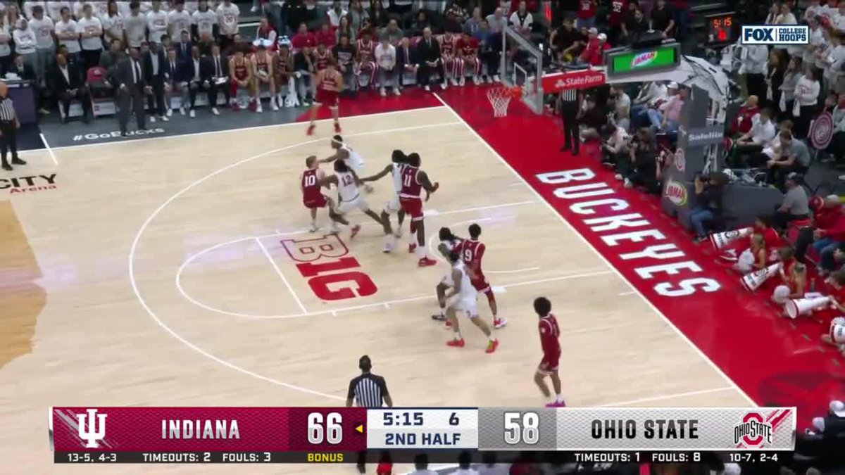 💥 23 PTS (career high) 💥 7-14 FG 💥 5-5 FT 💥 3 REB Luke Goode had a career night in Indiana Basketball’s OT win against OSU 👏 #B1GMBBall