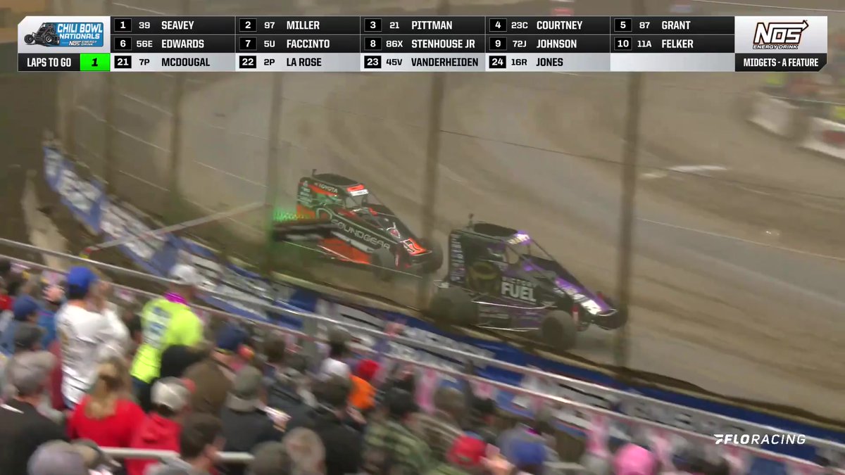 🏁 Defending Chili Bowl Nationals Champion Logan Seavey wins Friday night at the #ChiliBowl powered by NOS Energy Drink! GMillerRacing also locks in to the Saturday finale!