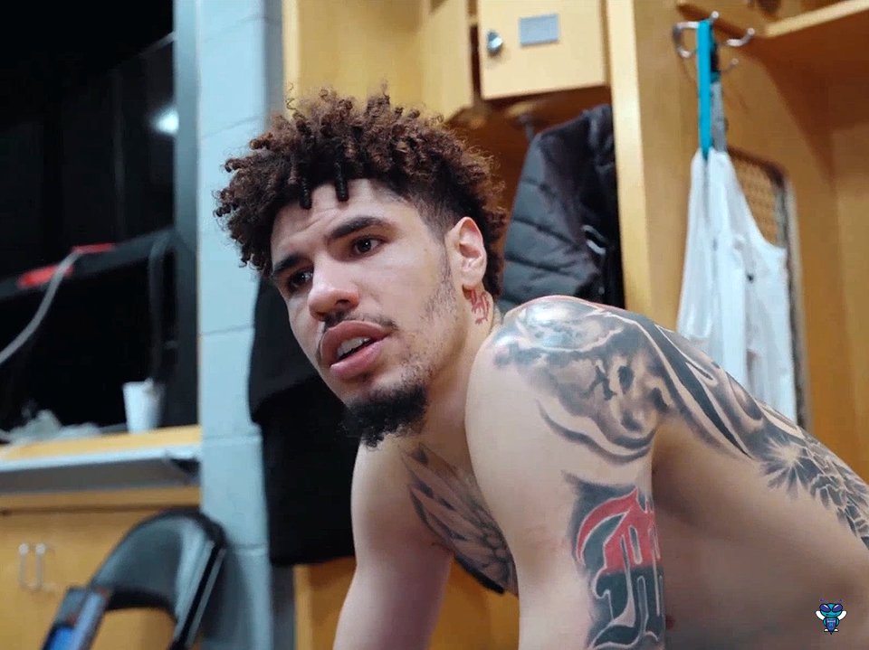 🎙️ LaMelo Ball on Brandon Miller: "Definitely hurts. I was in the same kind of situation my rookie year or sophomore, so I know how he feels." "We all have his back and everything, love him, take care of him, watch out for him. He with the whole squad, so that helps a little."