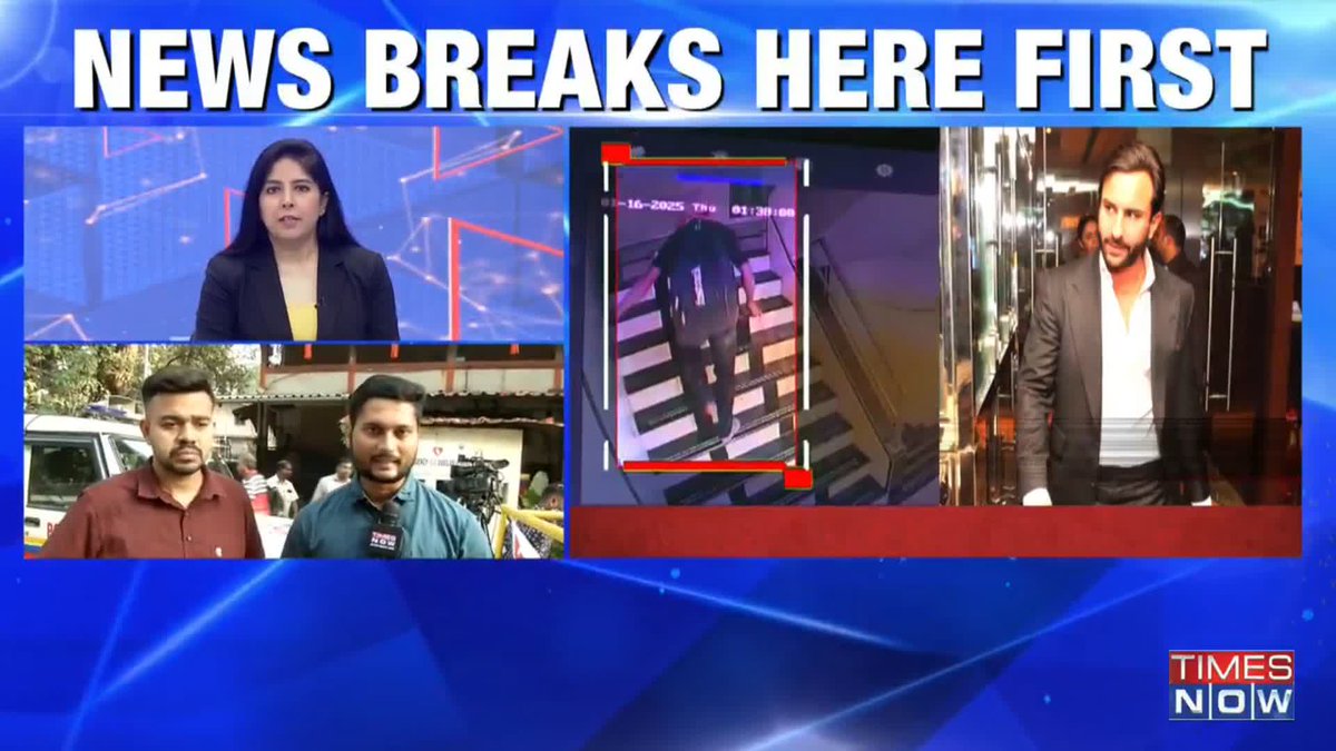 The way Saif Ali Khan att@ck scene is recreated, shows that Times Now is paying enough salary to it's employees Is condition that bad in Godi media!? 😶 #SaifAliKhan