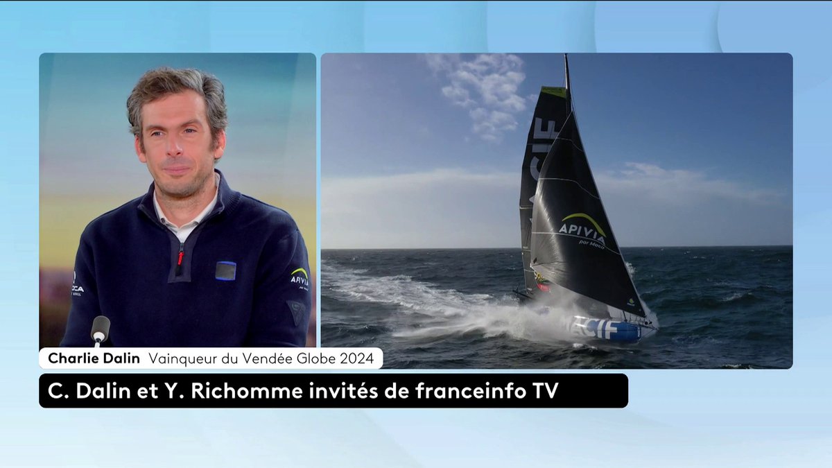 ⛵️ 🗣 "Il y a 4 ans, j'avais mis 8 mois à récupérer du Vendée Globe. La fatigue est tellement profonde que quelques nuits ne suffisent pas." Le vainqueur de l'édition 2024 du Vendée Globe, Charlie Dalin, se confie sur le plateau de franceinfo.