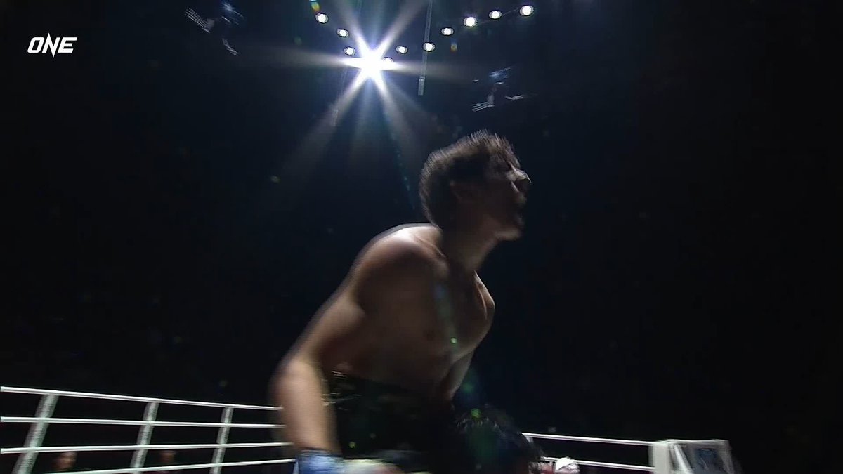 SPINNING ELBOW KNOCKOUT! 🌪️ 19-year-old Akif Guluzada delivered this highlight-reel KO! 💥